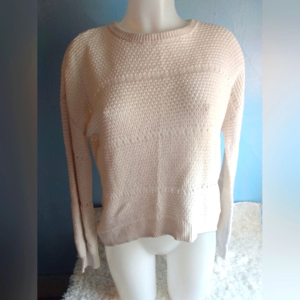 **FIXER-UPPER TOP** Old Navy girls XL 14-16 white sweater